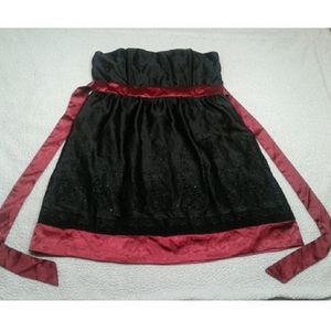 Krafty Dress color red and black plus sz 2XL.